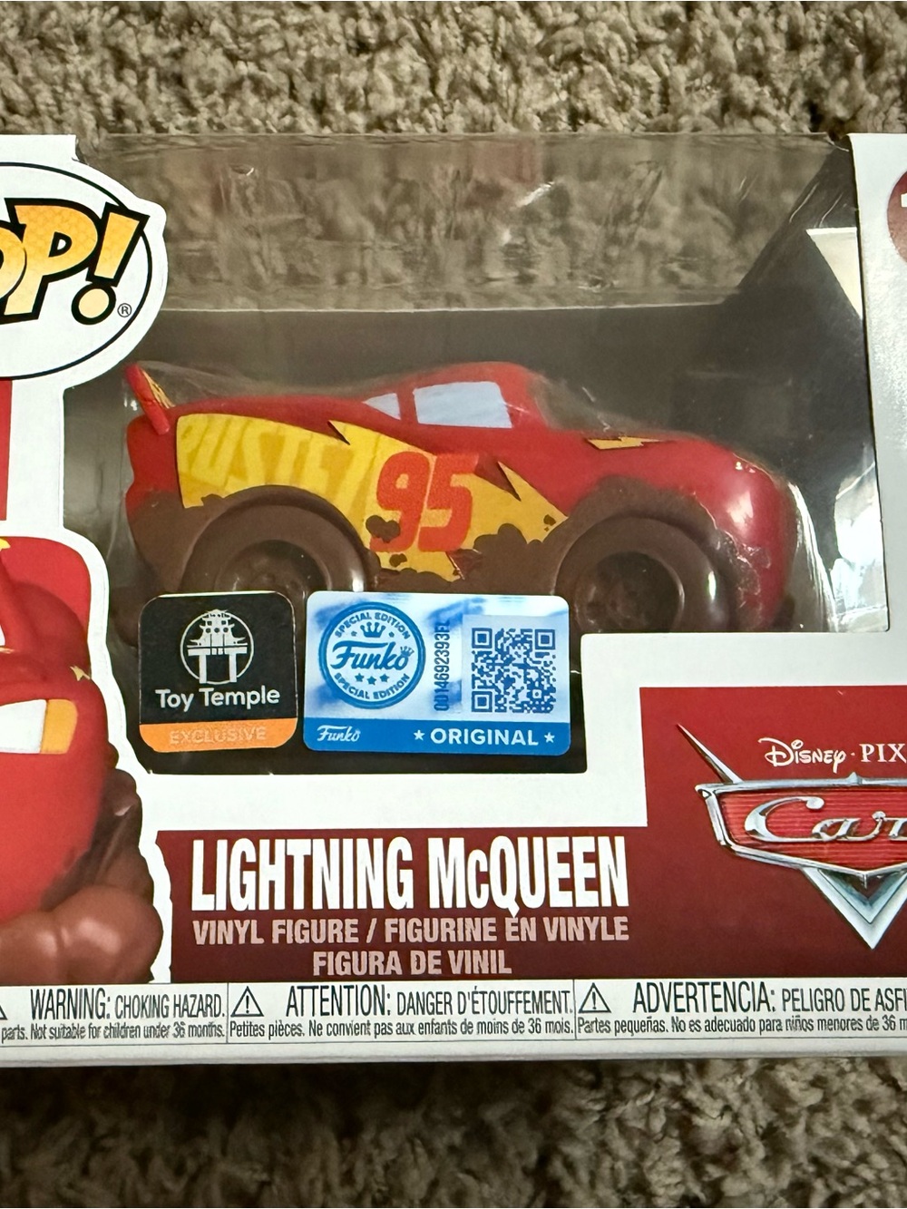 Funko Pop! Lightning McQueen Vinyl Figure - Toy Temple Exclusive